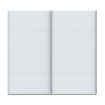Forte Розсувна шафа 220 см Sophistispace, біла, SSQS92411-120 - Home Club, зображення 2