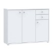 Forte Белый комод шириной 110 см, T2KK40-120 - Home Club, изображение 4