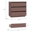 Forte Комода 95 см Tahoe, теракота, TAHK211-U72 - Home Club, зображення 8