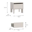 Forte Шафка 50 см Tahoe, пісочний, TAHK011-U60 - Home Club, зображення 8