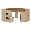 Forte Письмовий стіл 125 см Orkney, дуб Mauvella, OKYB241-D108 - Home Club, зображення 3