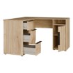 Forte Письмовий стіл 125 см Orkney, дуб Mauvella, OKYB241-D108 - Home Club, зображення 5
