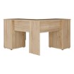 Forte Письмовий стіл 125 см Orkney, дуб Mauvella, OKYB241-D108 - Home Club, зображення 7