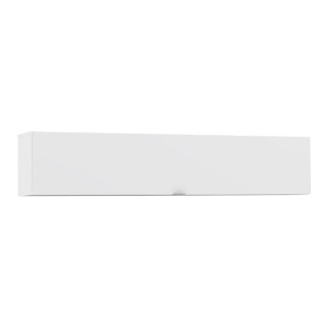 Forte Шкафчик 165 см Poole, белый / стекло белого цвета Optiwhite, ENJH131-C605 - Home Club