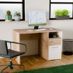 Forte Письменный стол 110x60 см с ящиком и тумбой Culgoa, дуб Artisan, CUGB111-C881 - Home Club