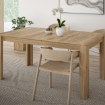 Forte Розкладний стіл 160x90 см Breathtaker, дуб Mauvella, FLOT16-D108 - Home Club
