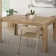 Forte Раздвижной стол 160x90 см Breathtaker, дуб Mauvella, FLOT16-D108 - Home Club
