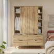 Forte Шафа 140 см Vankka «Дубова дошка», VNKS821-D55 - Home Club, зображення 2
