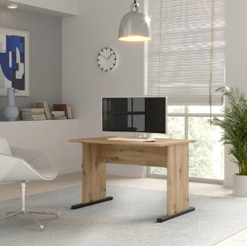 Forte Письменный стол 110 см Archbox, дуб Artisan, T2KT23-D78 - Home Club