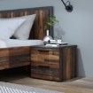Forte Приліжкова тумба 45 см із шухлядами Old – Wood Vintage/Бетон, ATTK011-C546 - Home Club