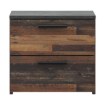 Forte Приліжкова тумба 45 см із шухлядами Old – Wood Vintage/Бетон, ATTK011-C546 - Home Club, зображення 2