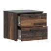 Forte Приліжкова тумба 45 см із шухлядами Old – Wood Vintage/Бетон, ATTK011-C546 - Home Club, зображення 5