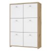 Forte Неглибока комода глибиною 30 см Best Chest, білий/дуб Artisan, SQNK321-C804 - Home Club, зображення 6