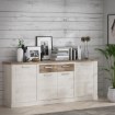 Forte Великий комод 220 см Duro, біла сосна/античний дуб, DURK241-T75 - Home Club