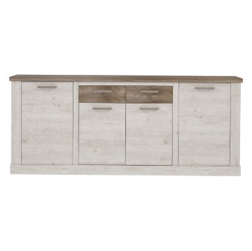 Forte Великий комод 220 см Duro, біла сосна/античний дуб, DURK241-T75 - Home Club