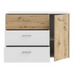 Forte Комода 115 см Culgoa, дуб Artisan/білий, CUGK221R-C853 - Home Club, зображення 3