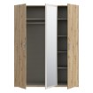 Forte Шкаф с зеркалом 170 см Tanaia, дуб Artisan/песочный, IRDS931-Q225 - Home Club, изображение 4