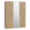 Forte Шкаф с зеркалом 170 см Tanaia, дуб Artisan/песочный, IRDS931-Q225 - Home Club, изображение 5