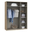 Forte Шкаф с зеркалом 170 см Tanaia, дуб Artisan/песочный, IRDS931-Q225 - Home Club, изображение 8
