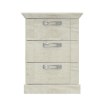 Forte Висока тумбочка 50 см із шухлядами Kashmir, біла сосна, KSMK113-D43 - Home Club, зображення 2