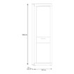 Forte Шкаф 60 см Baccio Дуб Artisan/Белый/Дуб Artisan, BCCS811-C830 - Home Club, изображение 6