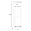Forte Шкаф 60 см Baccio Дуб Artisan/Белый/Дуб Artisan, BCCS811-C830 - Home Club, изображение 7