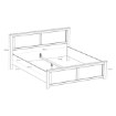 Forte Каркас кровати, BHLL2182-M954 - Home Club, изображение 7