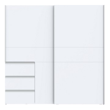 Forte Шкаф-купе 200 см с ящиками Winn 2, белый, W2QS323E71-120 - Home Club