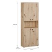 Forte Стелаж 75 см Archbox «Дуб Artisan», T2KR821-D78 - Home Club, зображення 8
