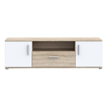 Forte Тв-тумба 140 см Ikoli, дуб «Сонома»/белый, IKLT031-Q45F - Home Club