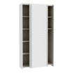 Forte Шкаф с раздвижными дверцами, 100 см, белый, HMNS62231-120 - Home Club, изображение 7