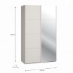 Forte Шафа 120 см Sophistispace, пісочний, SSQS62412-U60 - Home Club, зображення 10