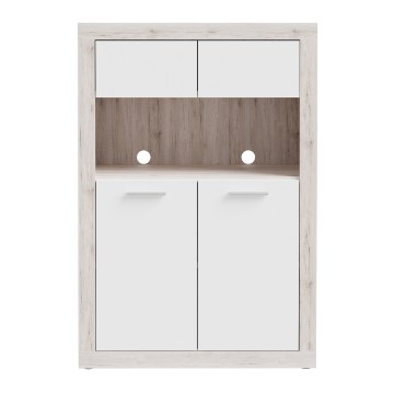 Forte Шкафчик 90 см Baccio, цвет «песчаный дуб»/белый, BCCS321-M958 - Home Club