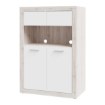Forte Шкафчик 90 см Baccio, цвет «песчаный дуб»/белый, BCCS321-M958 - Home Club, изображение 6