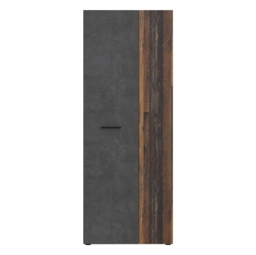 Forte Шкаф для обуви 70 см Net306 Old – Винтажный деревянный/бетонный, MS263-C754 - Home Club