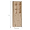 Forte Витрина 75 см Archbox «Дуб Artisan», T2KV921-D78 - Home Club, изображение 8