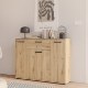 Forte Комод 110 см Niko, дуб Artisan, NIKK35-D78 - Home Club