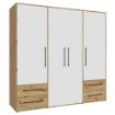 Forte Шафа 210 см із шухлядами, дуб Artisan/білий, MKSS846-C830 - Home Club, зображення 4