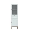 Forte Узкая витрина шириной 50 см с ящиком Penkridge Secret Grey/Dąb Szlachetny, PKDV711-M848 - Home Club, изображение 4