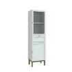 Forte Узкая витрина шириной 50 см с ящиком Penkridge Secret Grey/Dąb Szlachetny, PKDV711-M848 - Home Club, изображение 6