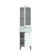 Forte Узкая витрина шириной 50 см с ящиком Penkridge Secret Grey/Dąb Szlachetny, PKDV711-M848 - Home Club, изображение 7