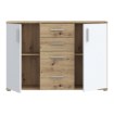 Forte Комода 120 см Net 106 Білий/Дуб Artisan, IKLK231-C830 - Home Club, зображення 3