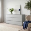 Forte Комод 155 см Edmore Secret Grey, EMOK221-U58 - Home Club