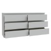 Forte Комод 155 см Edmore Secret Grey, EMOK221-U58 - Home Club, зображення 5
