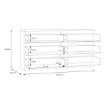 Forte Комод 155 см Edmore Secret Grey, EMOK221-U58 - Home Club, зображення 7