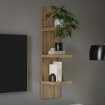 Forte Вертикальная полка 30 см Lewisville, дуб «Валенсия», LWSB03-D116 - Home Club