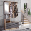 Forte Передпокій 100 см Foxi Old – Wood Vintage / Бетон темно-сірий, FOXD011-C943 - Home Club