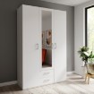Forte Шкаф с зеркалом и ящиками 130 см Econobox 2, белый, ECBS931-120 - Home Club
