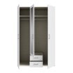 Forte Шкаф с зеркалом и ящиками 130 см Econobox 2, белый, ECBS931-120 - Home Club, изображение 3