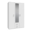 Forte Шкаф с зеркалом и ящиками 130 см Econobox 2, белый, ECBS931-120 - Home Club, изображение 4